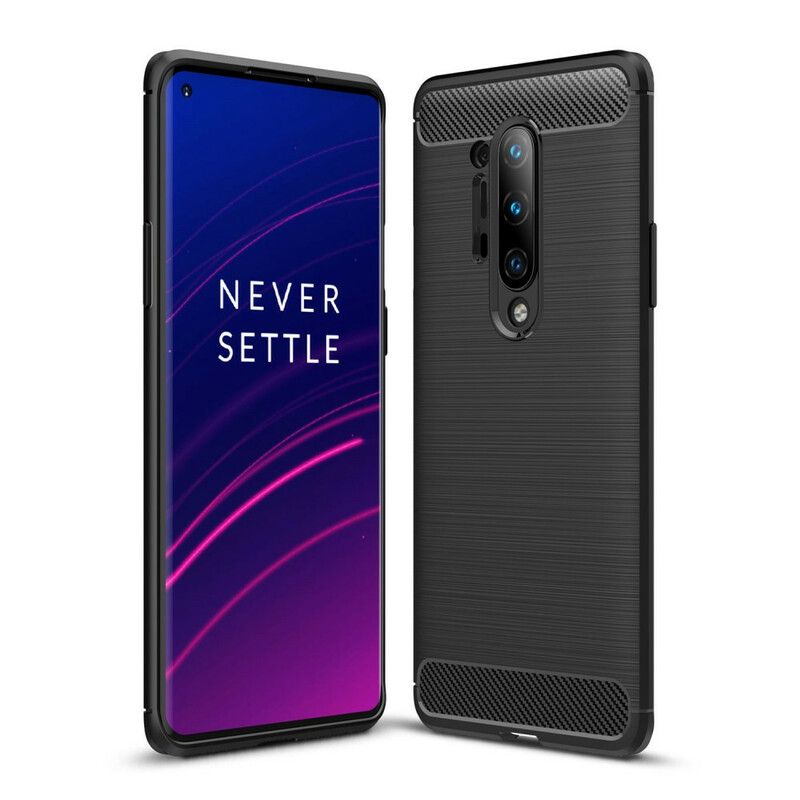 Cover OnePlus 8 Pro Børstet Kulfiber