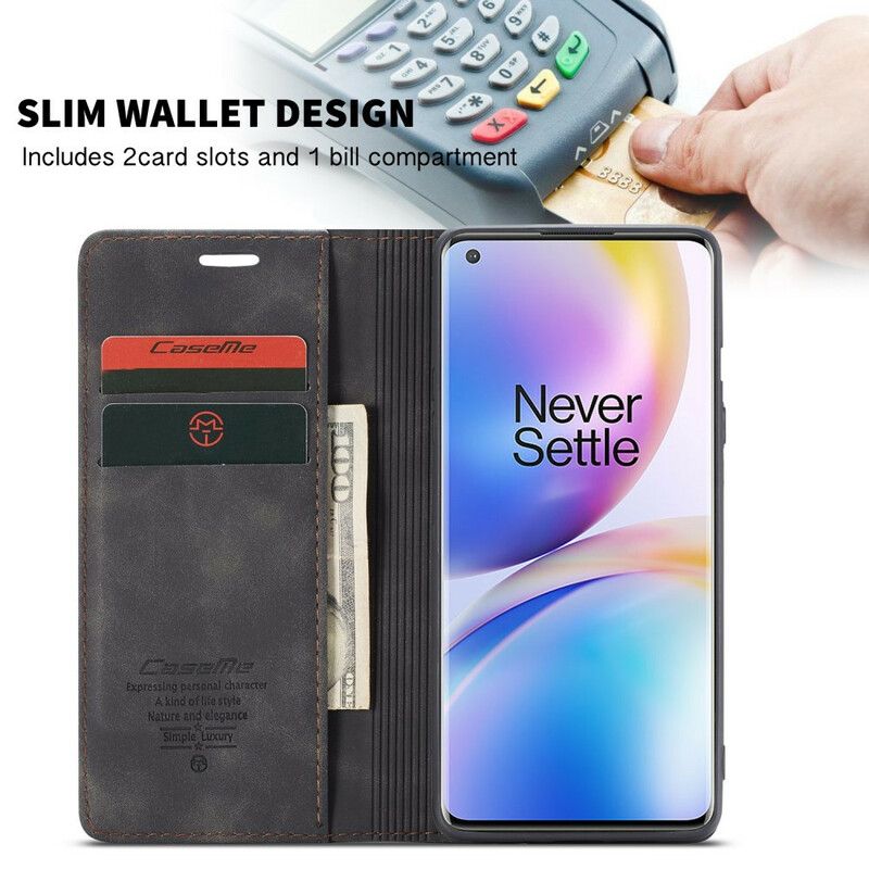 Cover OnePlus 8 Pro Flip Cover Caseme Kunstlæder