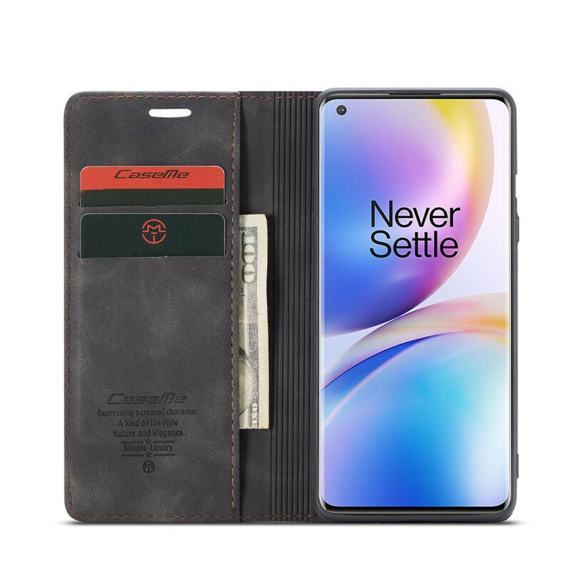 Cover OnePlus 8 Pro Flip Cover Caseme Kunstlæder