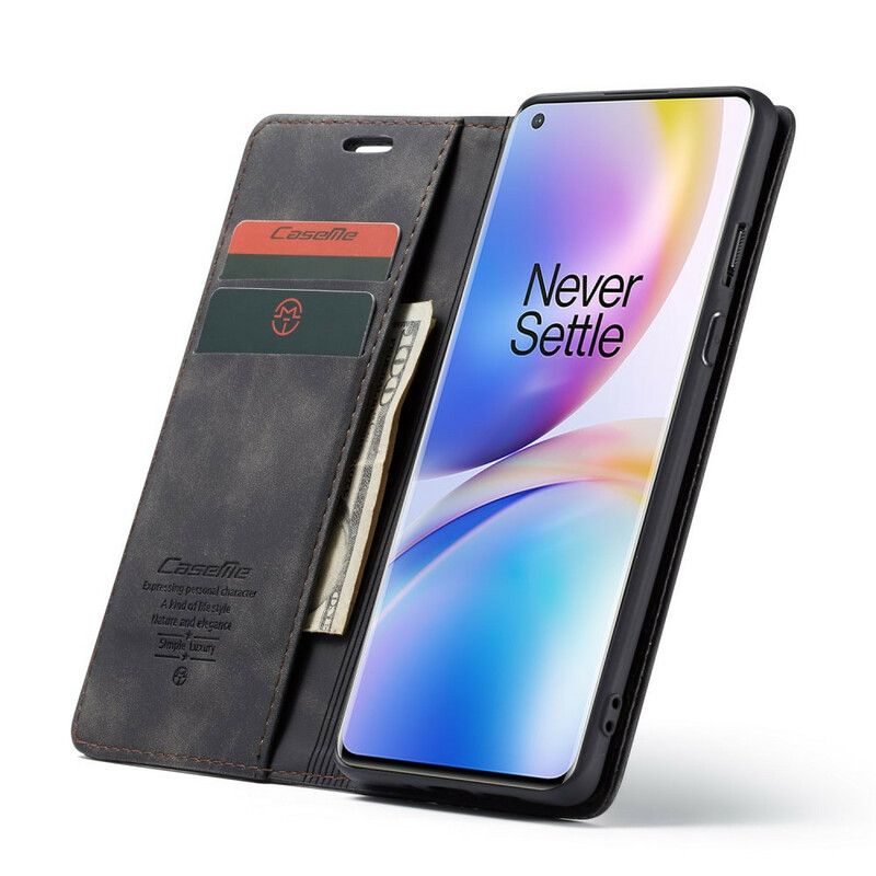 Cover OnePlus 8 Pro Flip Cover Caseme Kunstlæder