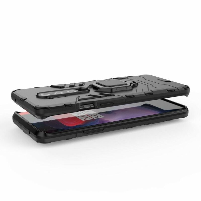 Cover OnePlus 8 Pro Modstandsdygtig Ring