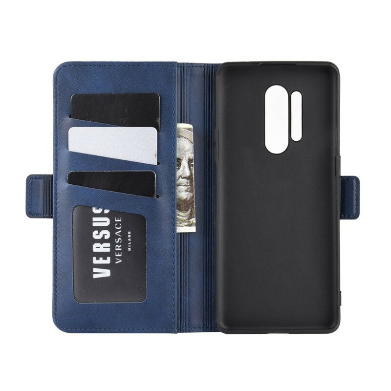 Flip Cover OnePlus 8 Pro Læder Cover Dobbeltklap