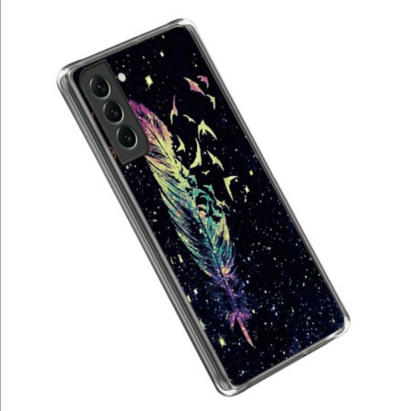 Cover Samsung Galaxy S23 Plus 5G Gennemsigtig Fjer