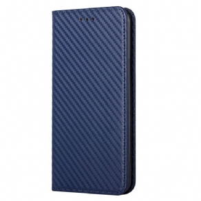 Cover Samsung Galaxy S23 Plus 5G Med Snor Flip Cover Strappy Carbon Fiber Style