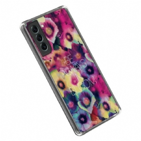 Cover Samsung Galaxy S23 Plus 5G Silikone Er Altid I Blomst