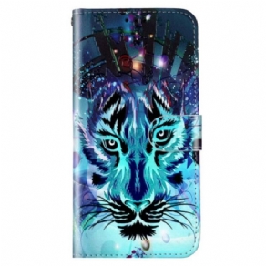 Flip Cover Samsung Galaxy S23 Plus 5G Tigeren Med Snor