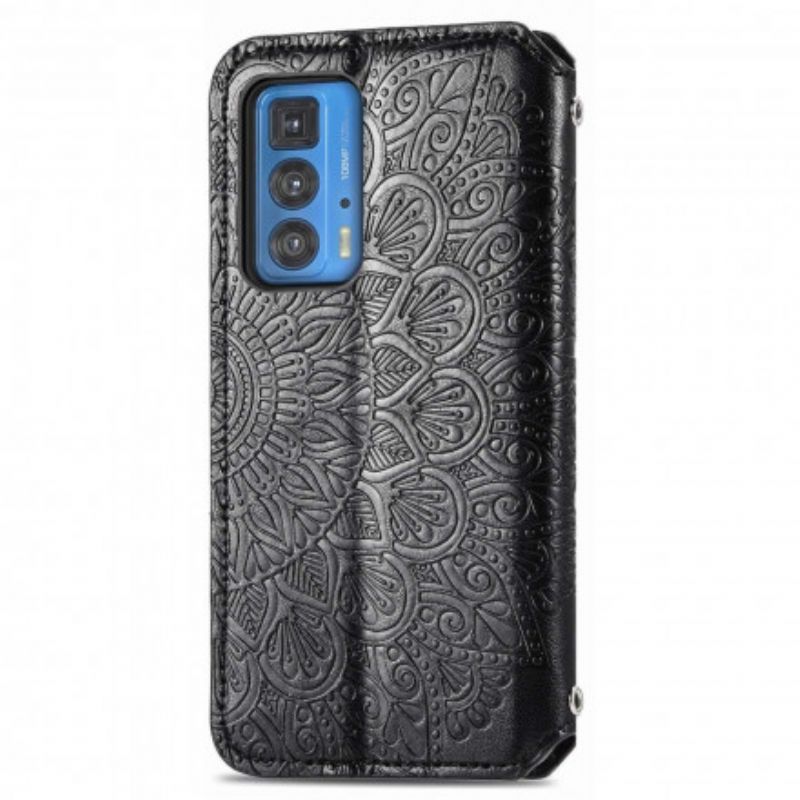 Cover Motorola Edge 20 Pro Flip Cover Mandalas