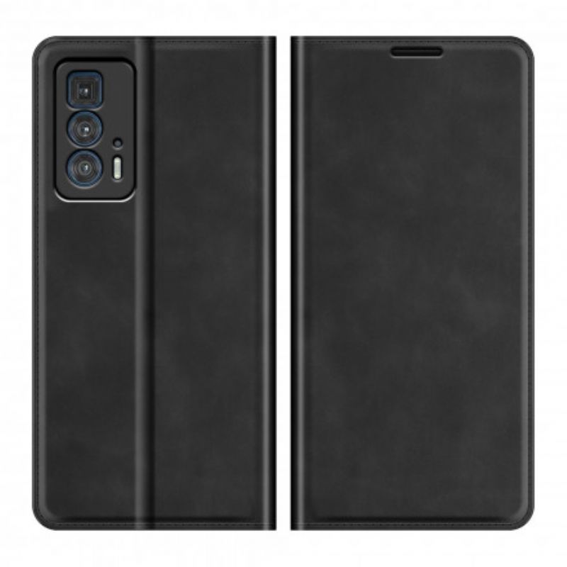 Cover Motorola Edge 20 Pro Flip Cover Skin-touch