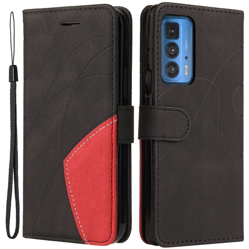 Flip Cover Motorola Edge 20 Pro Tofarvet