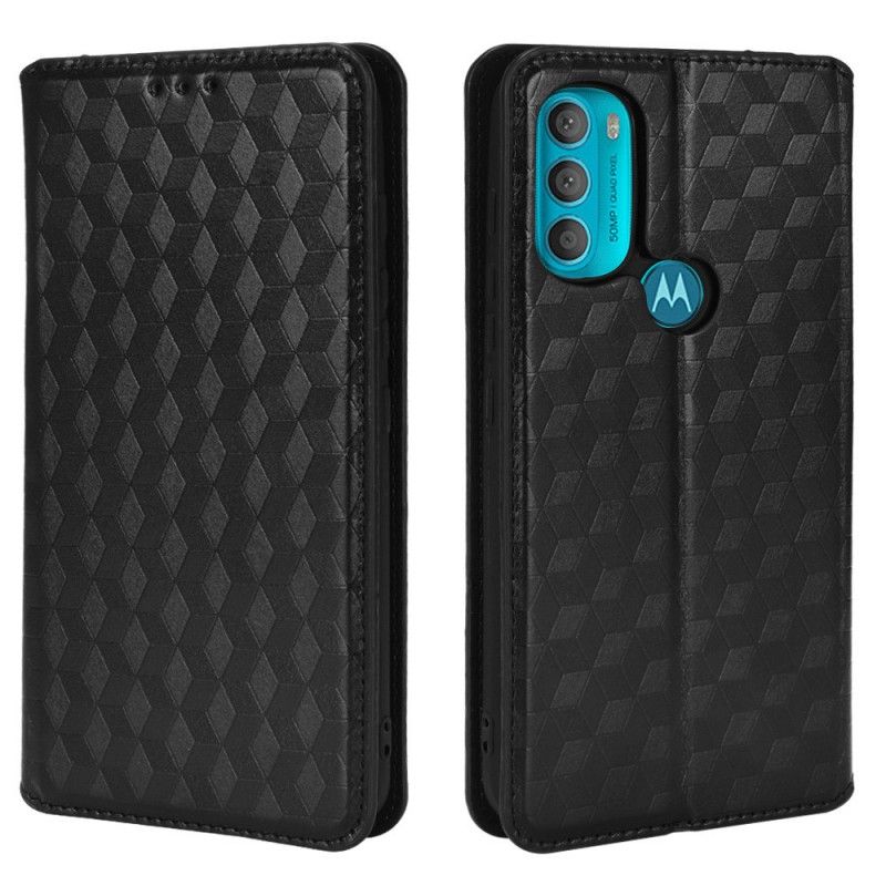 Cover Moto G71 5G Flip Cover Diamant Lædereffekt