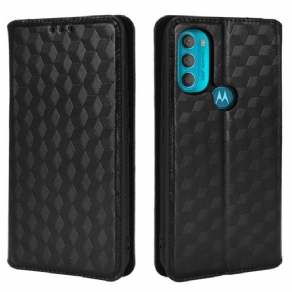 Cover Moto G71 5G Flip Cover Diamant Lædereffekt