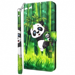 Flip Cover Moto G71 5G Panda Og Bambus