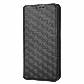 Cover Sony Xperia 5 IV Flip Cover 3d-tekstur