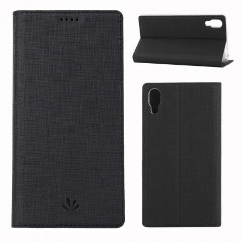 Cover Sony Xperia L3 Flip Cover Tekstureret