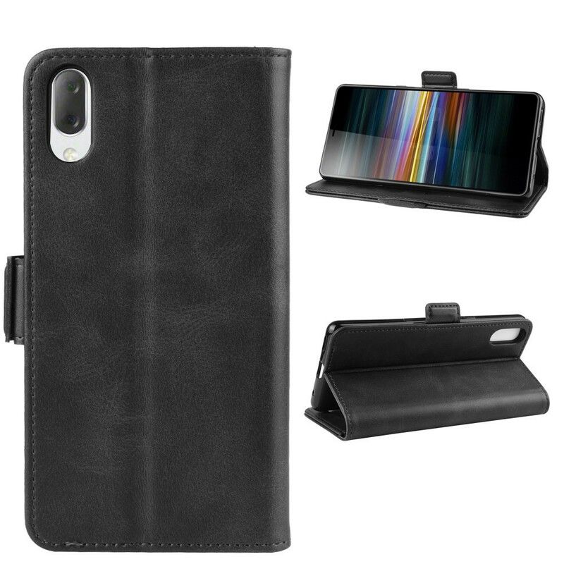 Flip Cover Sony Xperia L3 Læder Cover Dobbeltklap