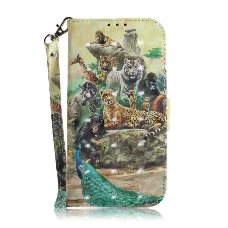 Flip Cover Sony Xperia L3 Med Snor Thong Safari Dyr