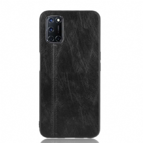 Cover Oppo A72 Søm Lædereffekt