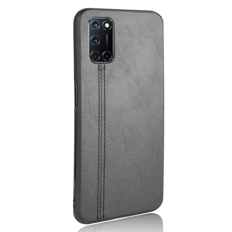 Cover Oppo A72 Søm Lædereffekt