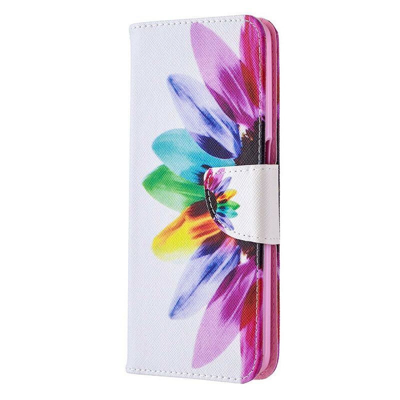 Flip Cover Oppo A72 Akvarelblomst