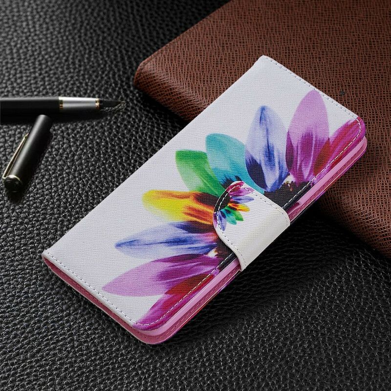 Flip Cover Oppo A72 Akvarelblomst