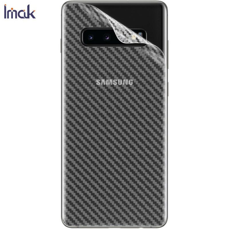 Bagbeskyttelsesfilm Til Samsung Galaxy S10 Plus Carbon Imak