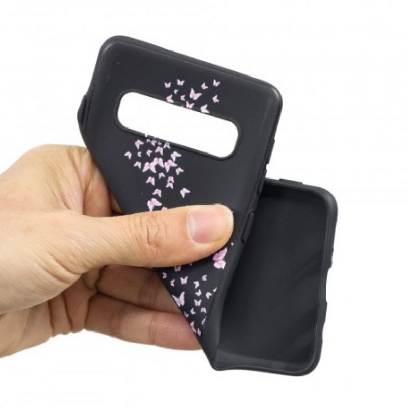 Cover Samsung Galaxy S10 Plus Kvinde Med Blomsterhoved