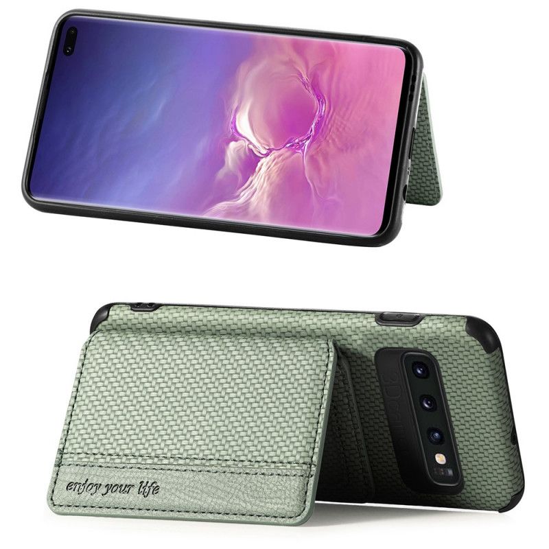 Cover Samsung Galaxy S10 Plus Rfid-kortholderstøtte