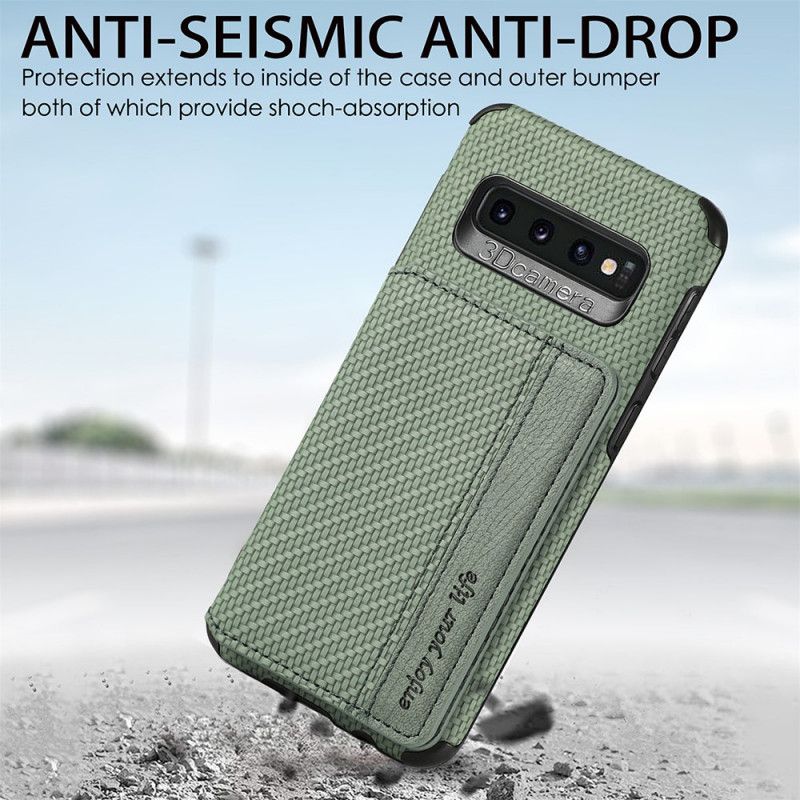 Cover Samsung Galaxy S10 Plus Rfid-kortholderstøtte