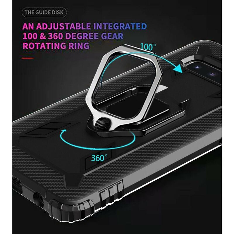 Cover Samsung Galaxy S10 Plus Ring Og Kulfiber