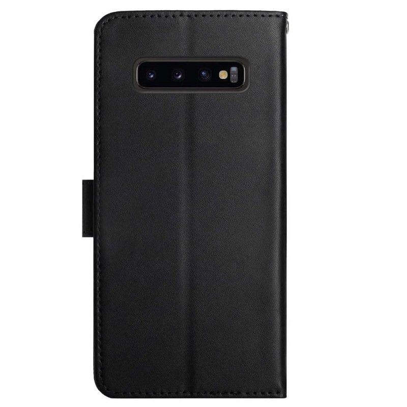 Flip Cover Samsung Galaxy S10 Plus Ægte Nappa Læder