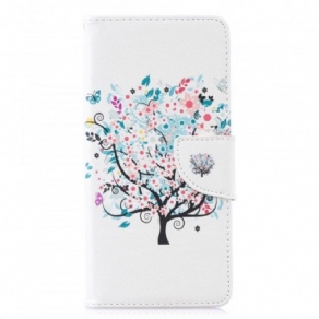 Flip Cover Samsung Galaxy S10 Plus Blomstret Træ