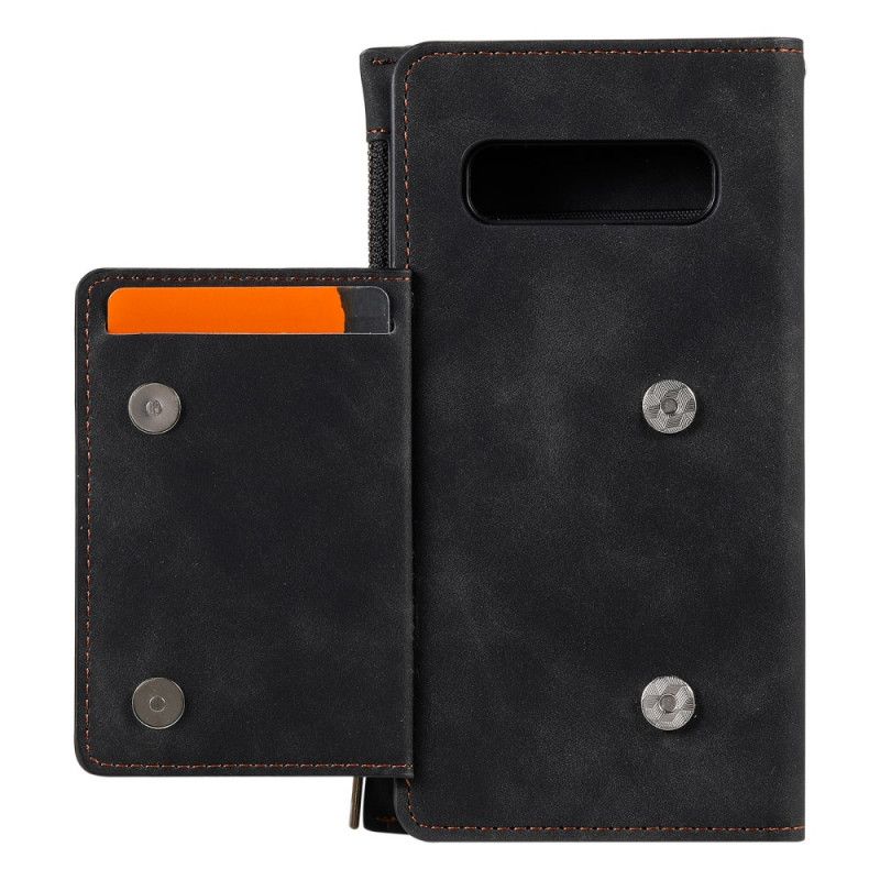 Flip Cover Samsung Galaxy S10 Plus Mønt- Og Kortholder