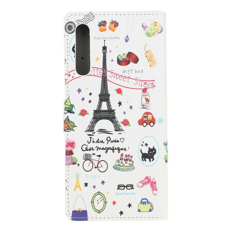 Flip Cover Huawei P Smart S Jeg Elsker Paris