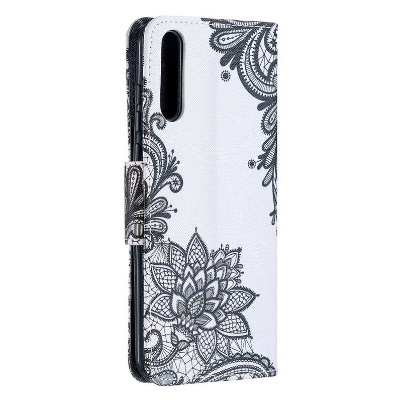 Flip Cover Huawei P Smart S Med Snor Sort Strappy Mandala