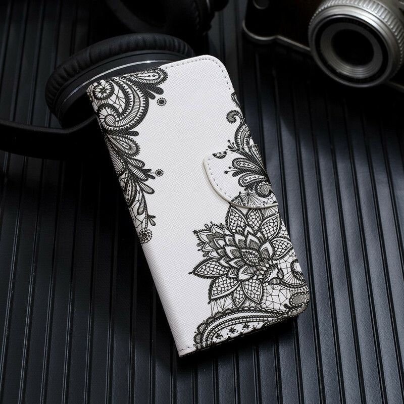 Flip Cover Huawei P Smart S Med Snor Sort Strappy Mandala