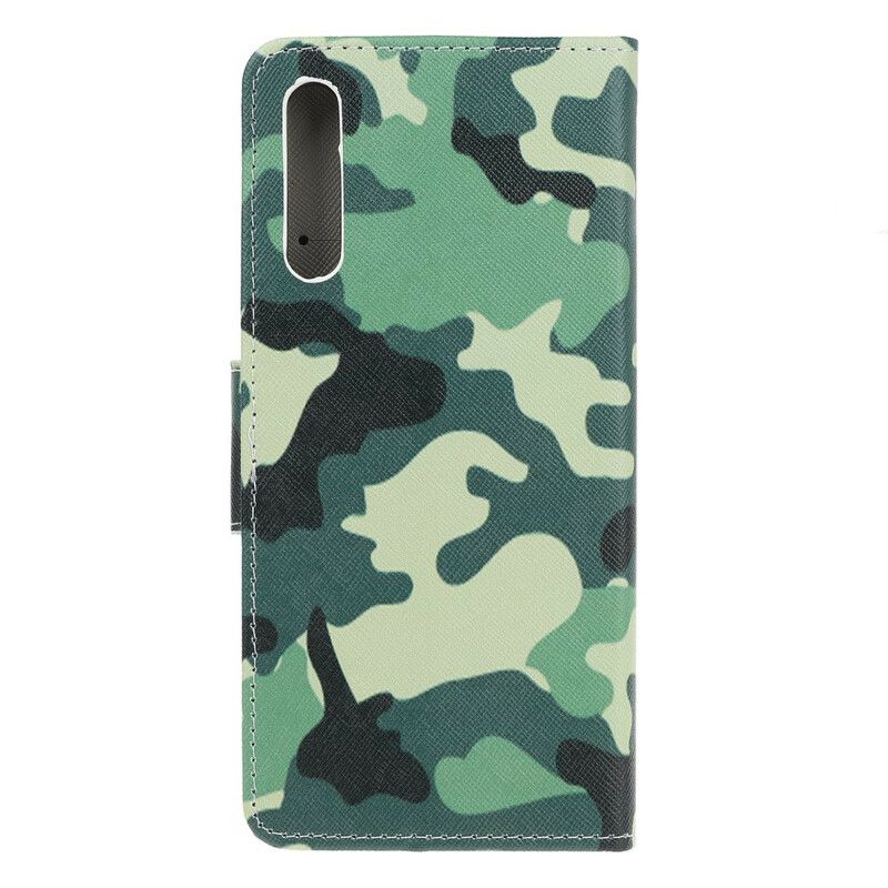 Flip Cover Huawei P Smart S Militær Camouflage