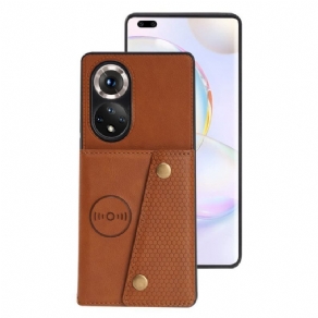 Cover Honor 50 Pro Punge Etui Pro Snap Tegnebog