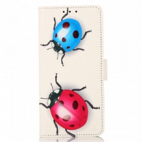 Læder Cover Honor 50 Pro Pro Ladybugs