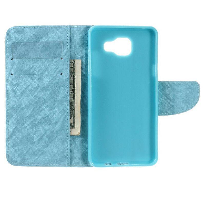 Flip Cover Samsung Galaxy A5 2016 Retro Eiffeltårnet