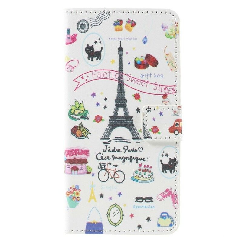 Læder Cover Samsung Galaxy A5 2016 Jeg Elsker Paris