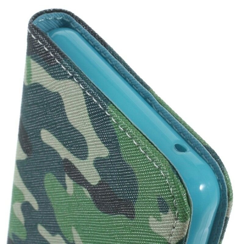 Læder Cover Samsung Galaxy A5 2016 Militær Camouflage