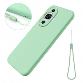 Cover Til Huawei Nova 12s Flydende Silikone Strop