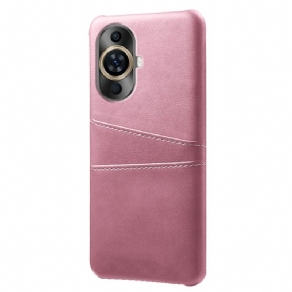 Cover Til Huawei Nova 12s Læder Effekt Kortholder