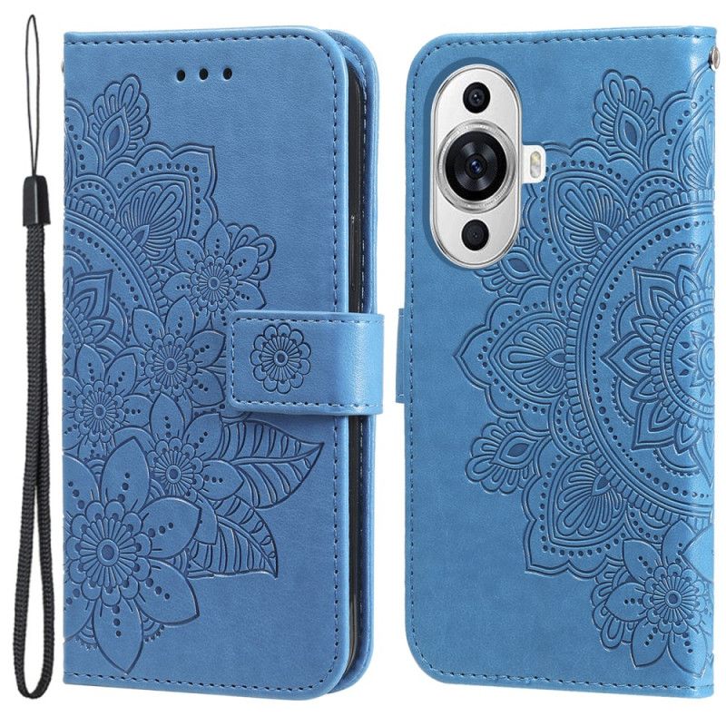 Flip Cover Huawei Nova 12s Mandala Dekor Med Rem