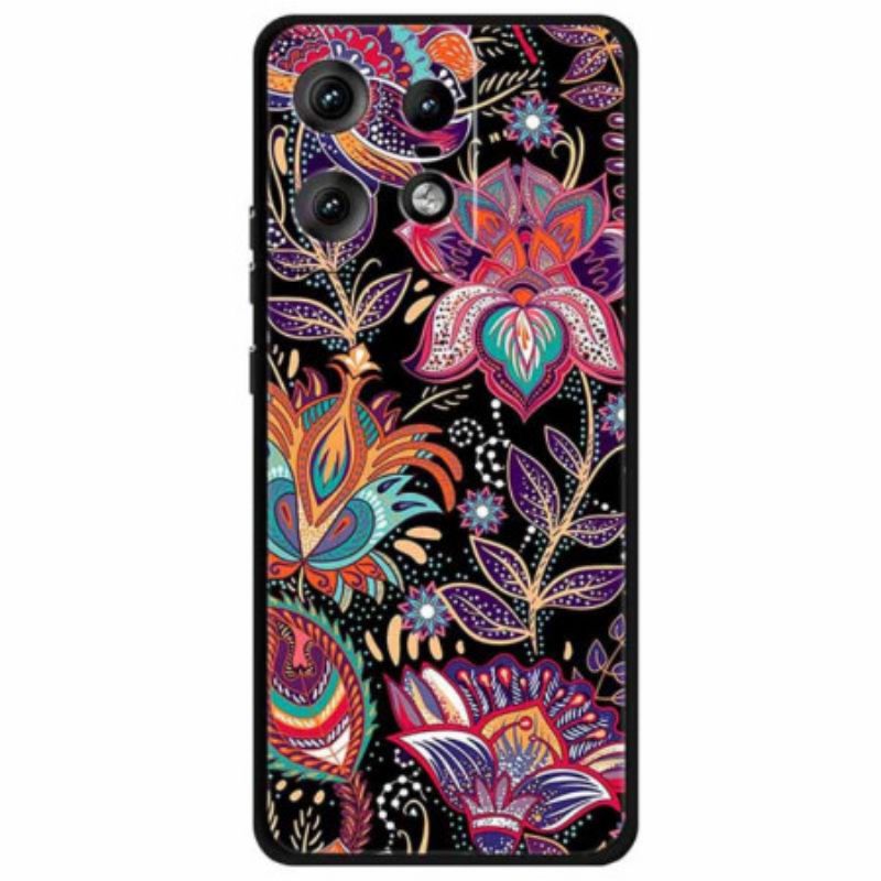 Cover Motorola Edge 50 Pro Telefon Etui Violblad