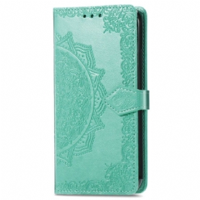 Flip Cover Motorola Edge 50 Pro Barok Mandala Med Rem