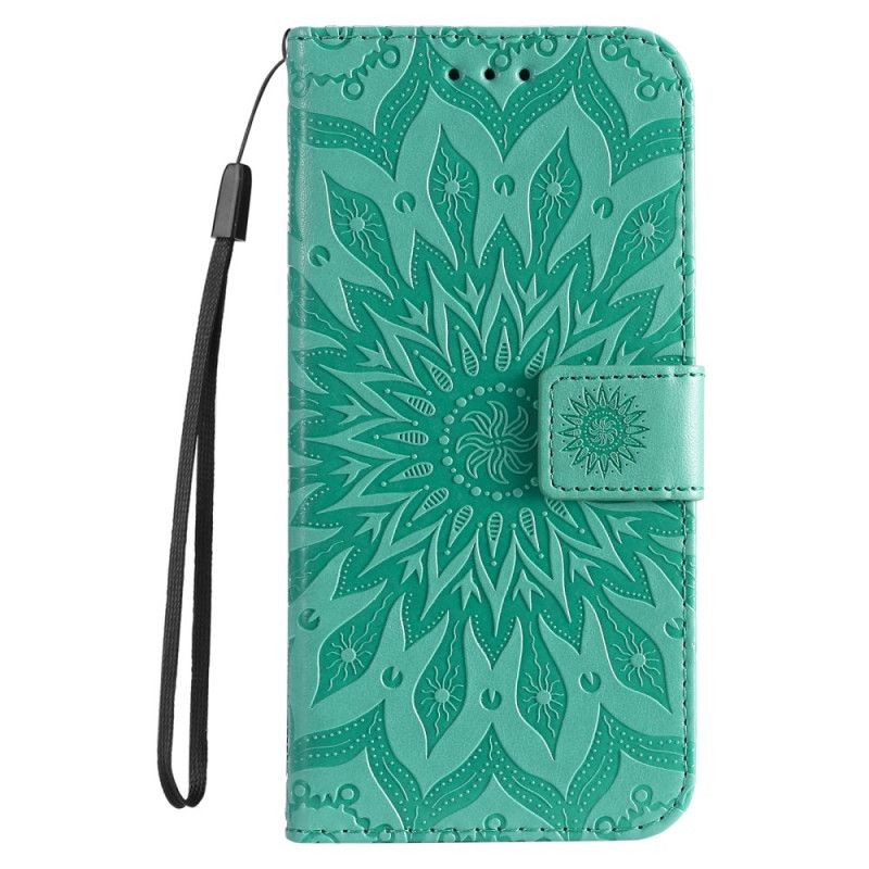 Flip Cover Motorola Edge 50 Pro Solar Mandala