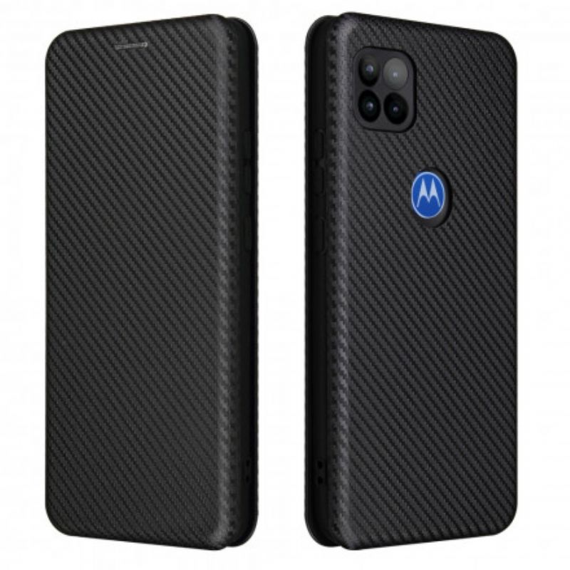 Cover Moto G 5G Flip Cover Silicone Carbon