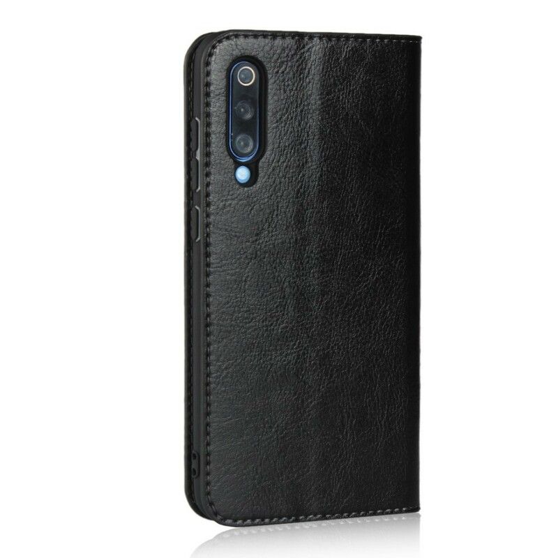 Cover Xiaomi Mi 9 Flip Cover Ægte Læder