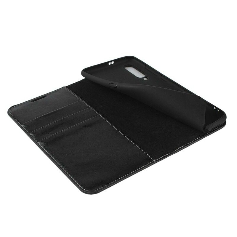 Cover Xiaomi Mi 9 Flip Cover Ægte Læder